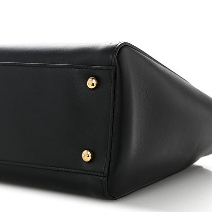Calfskin Archetype Small Shopping Tote Black