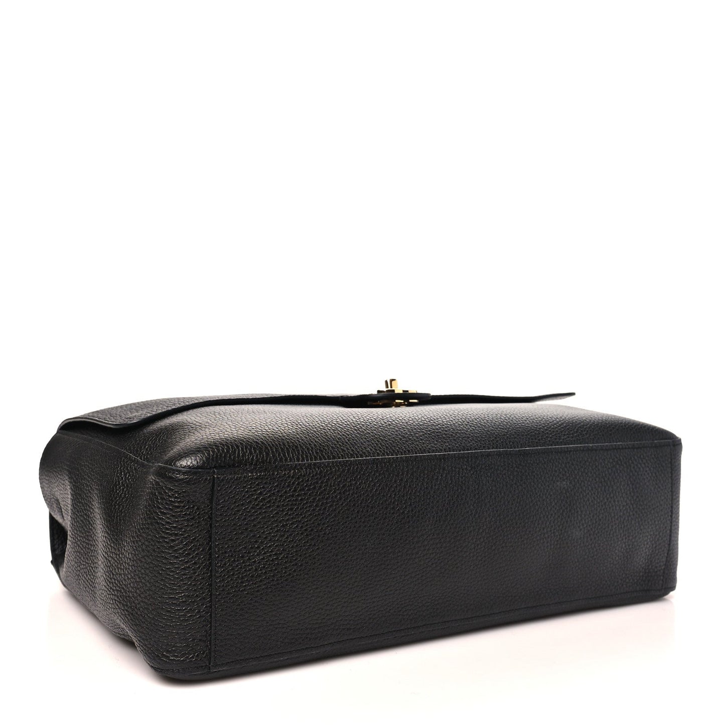 Grained Calfskin Souplissimo Maxi Flap Black