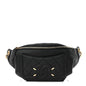 Caviar Quilted Filigree Waist Bag Black