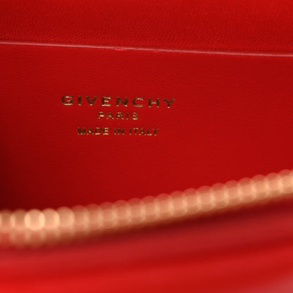 Box Calfskin Antigona Vanity Bag With Chain Vermillon