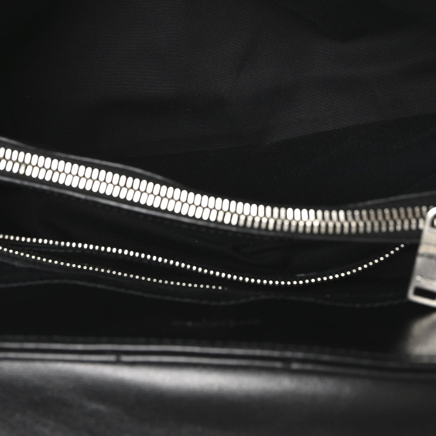 Calfskin Y Quilted Monogram Medium Loulou Chain Satchel Black