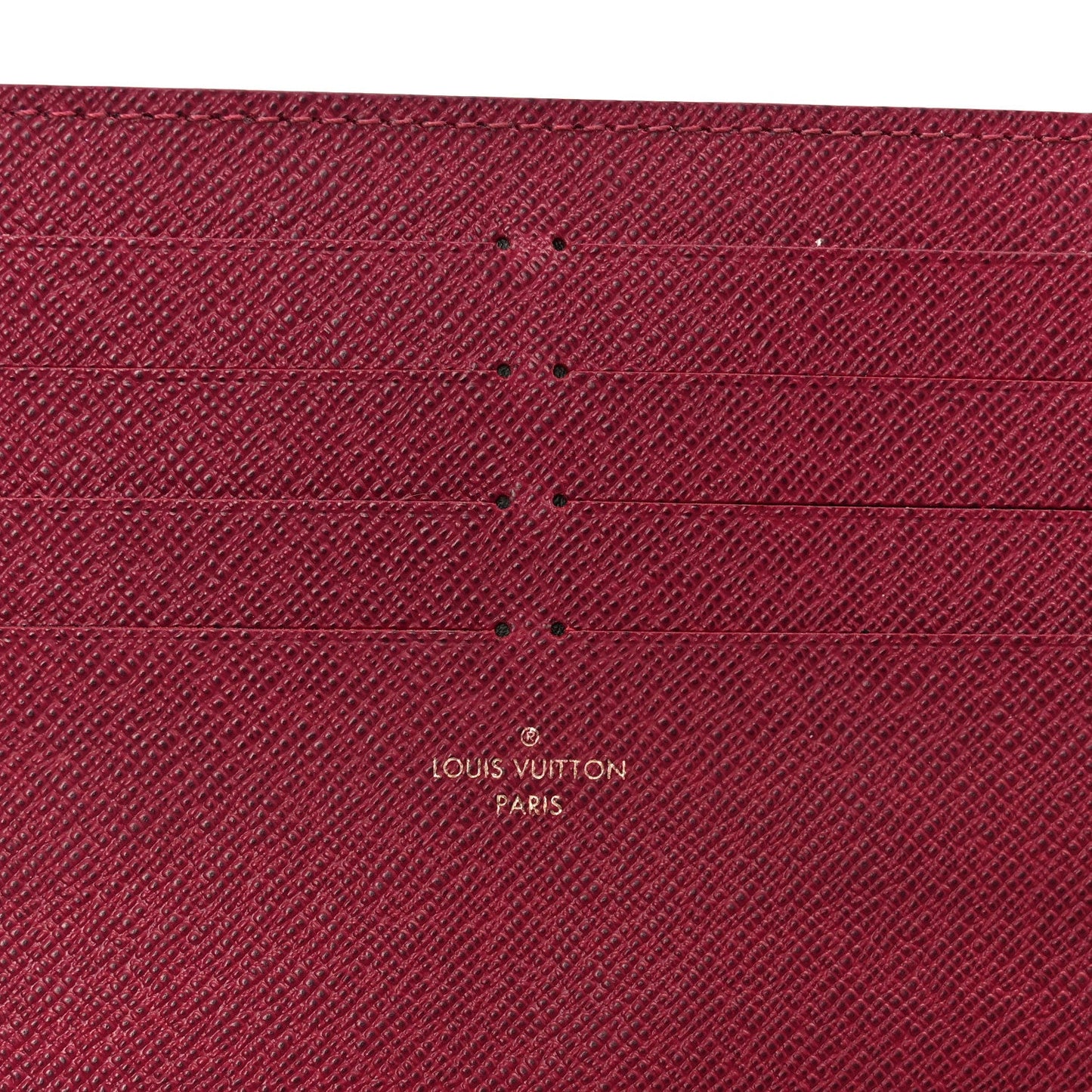 Monogram Pochette Felicie Chain Wallet Fuchsia
