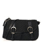 Canvas Diorissimo Buckle Messenger Black