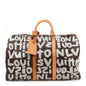 Monogram Graffiti Keepall 50 Silver