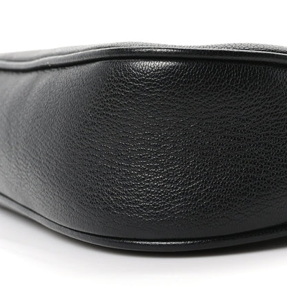 Goatskin Small Aphrodite Shoulder Bag Black