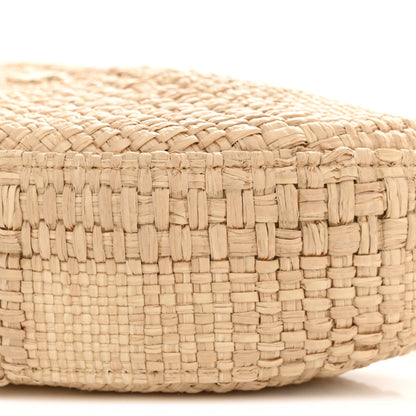 Raffia Other Shape With Chain Beige