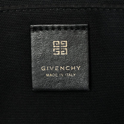 4G Coated Canvas Logo Medium G Tote Black