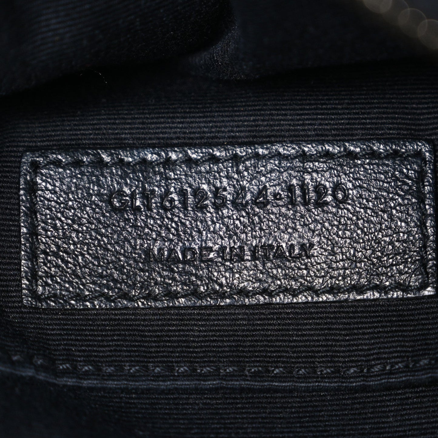 Calfskin Matelasse Monogram Lou Camera Bag Black