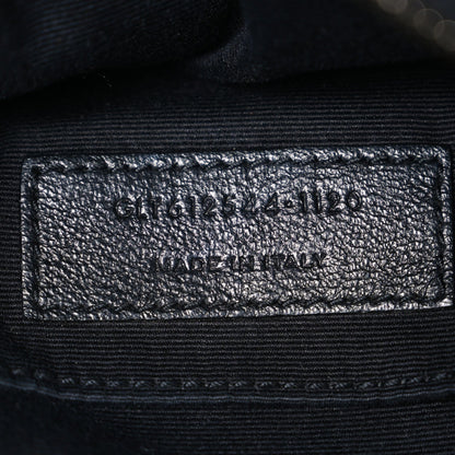 Calfskin Matelasse Monogram Lou Camera Bag Black