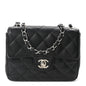 Caviar Quilted Mini Square Flap Black