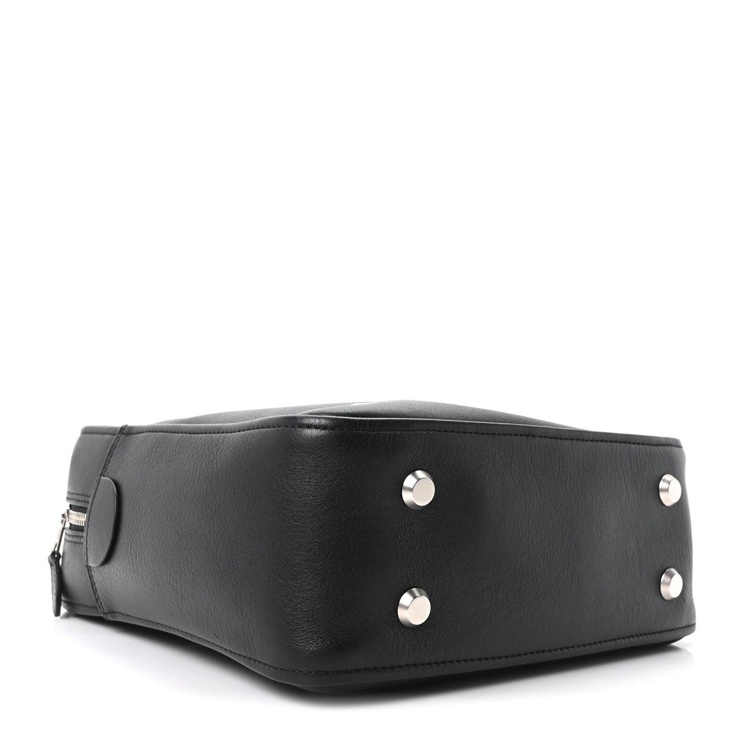 Calfskin S Triangle Duffle Black