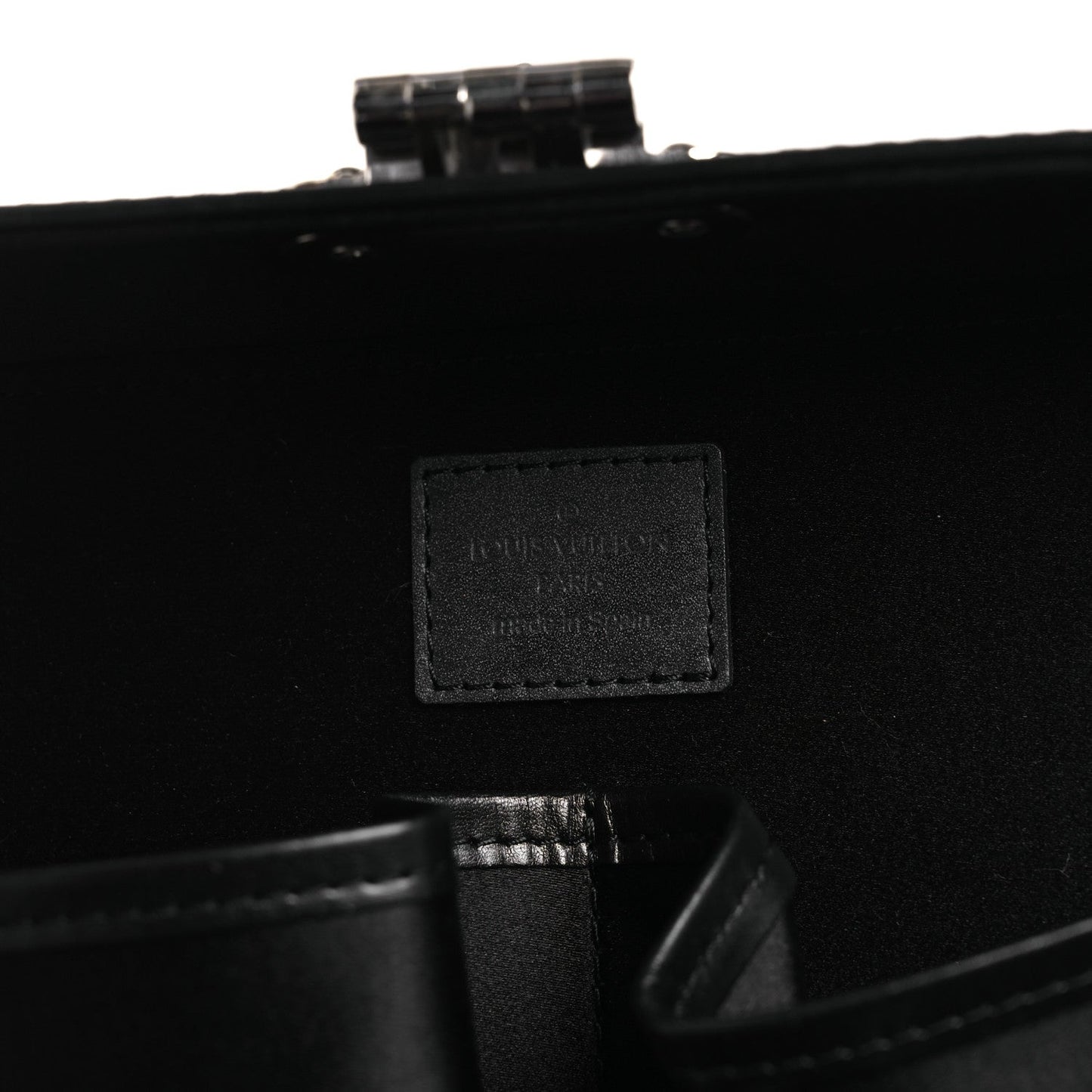 Monogram Glace Valisette MM Black