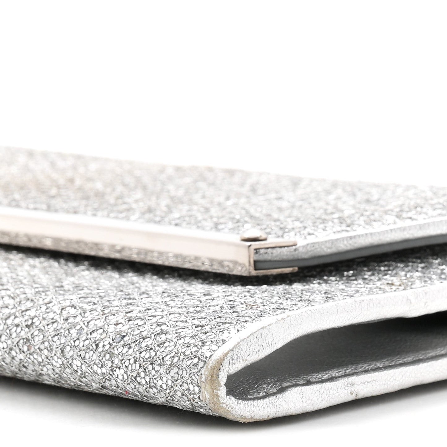 Glitter Margot Clutch Silver