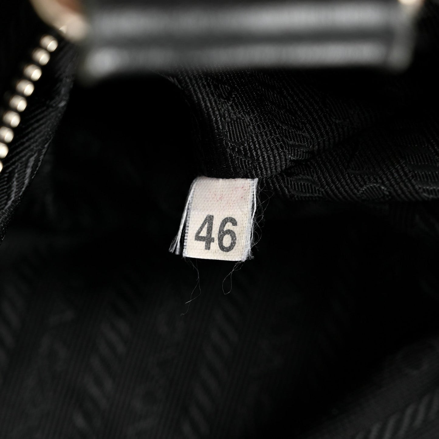 Tessuto Nylon Moon Shoulder Bag Black