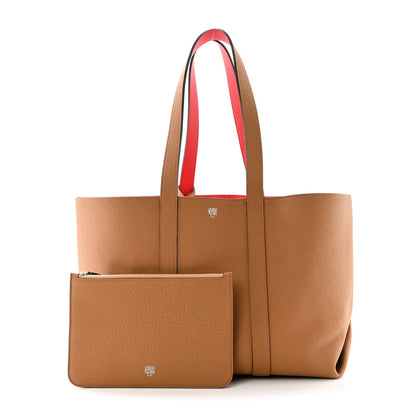 Taurillon Duo Cabas MM Tote Camel Flame