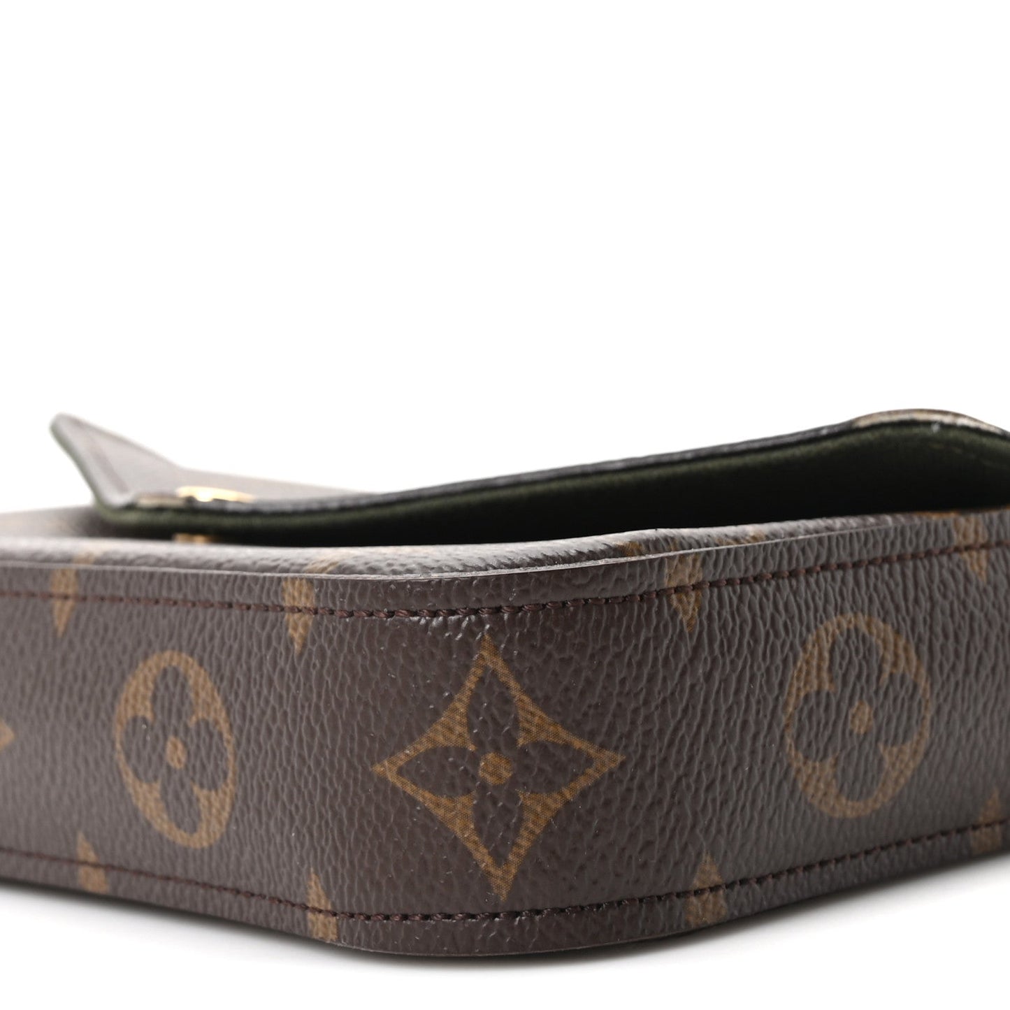 Monogram Felicie Strap & Go Kaki