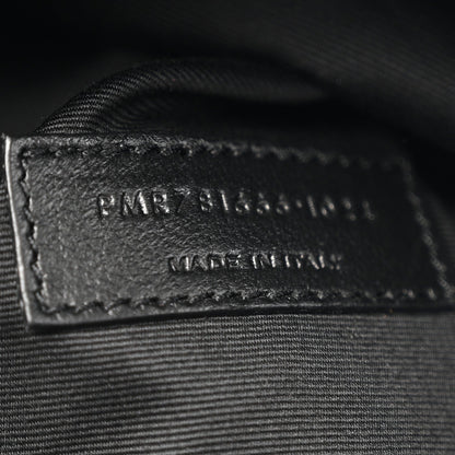 Lambskin Matelasse Monogram Medium Jamie 4.3 Pochon Black