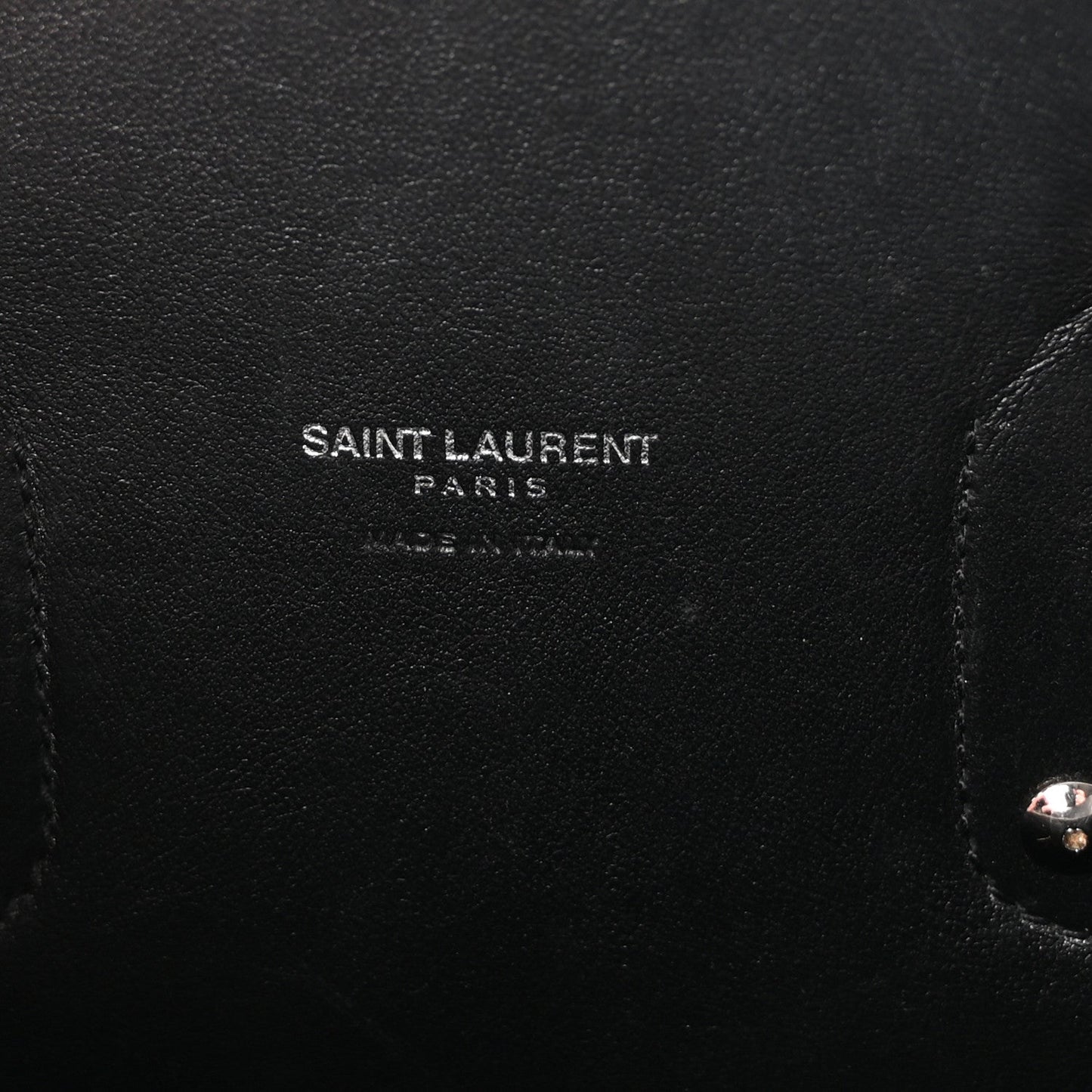 Grained Calfskin Small Sac De Jour Black