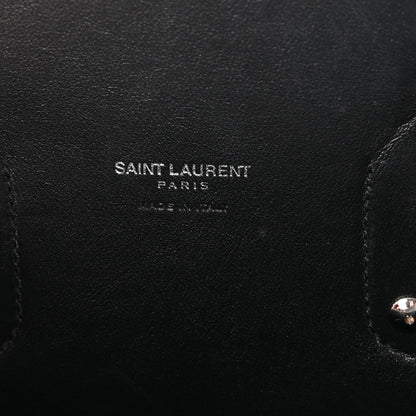 Grained Calfskin Small Sac De Jour Black