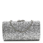 Glitter Celeste Clutch Silver
