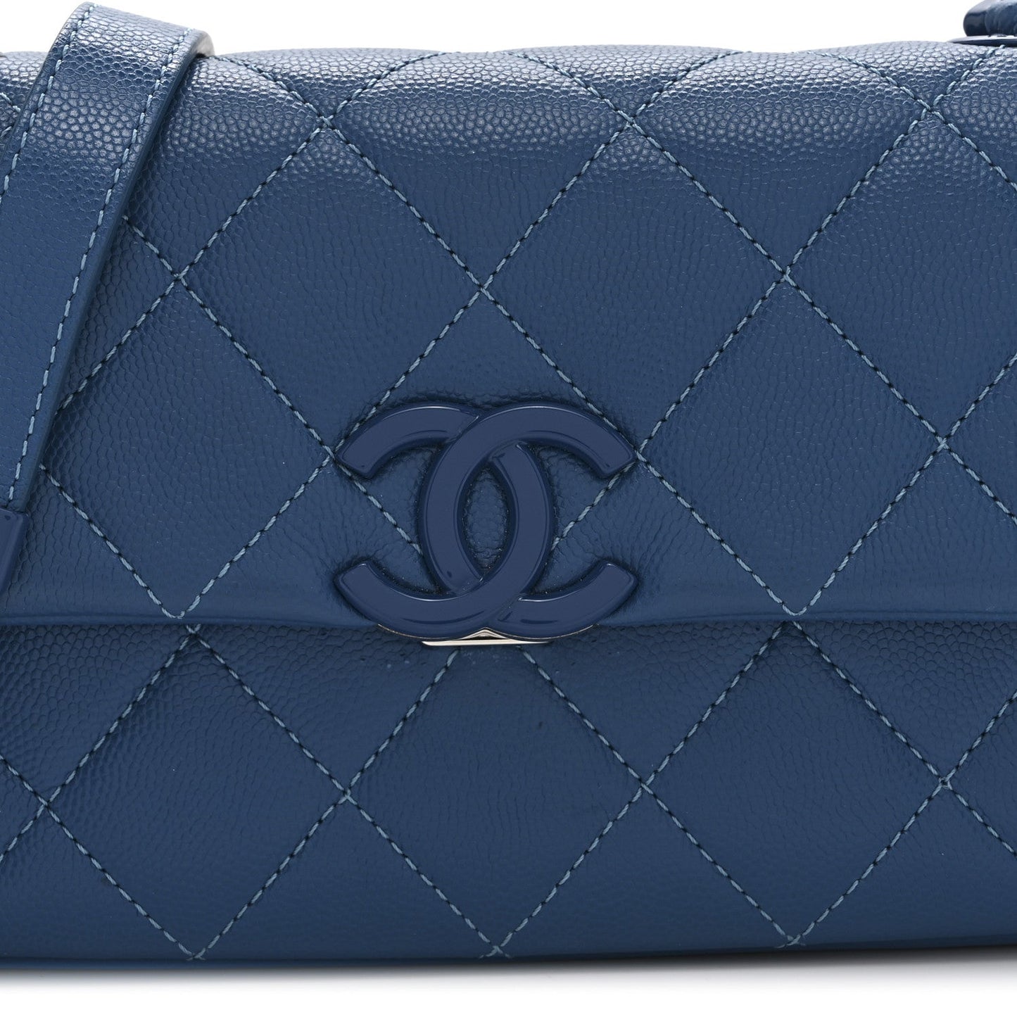 Caviar Quilted My Everything Small Flap Blue