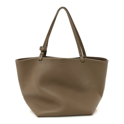 Grained Calfskin Park Tote Three Elephant
