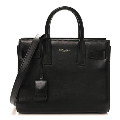 Calfskin Nano Sac De Jour Black