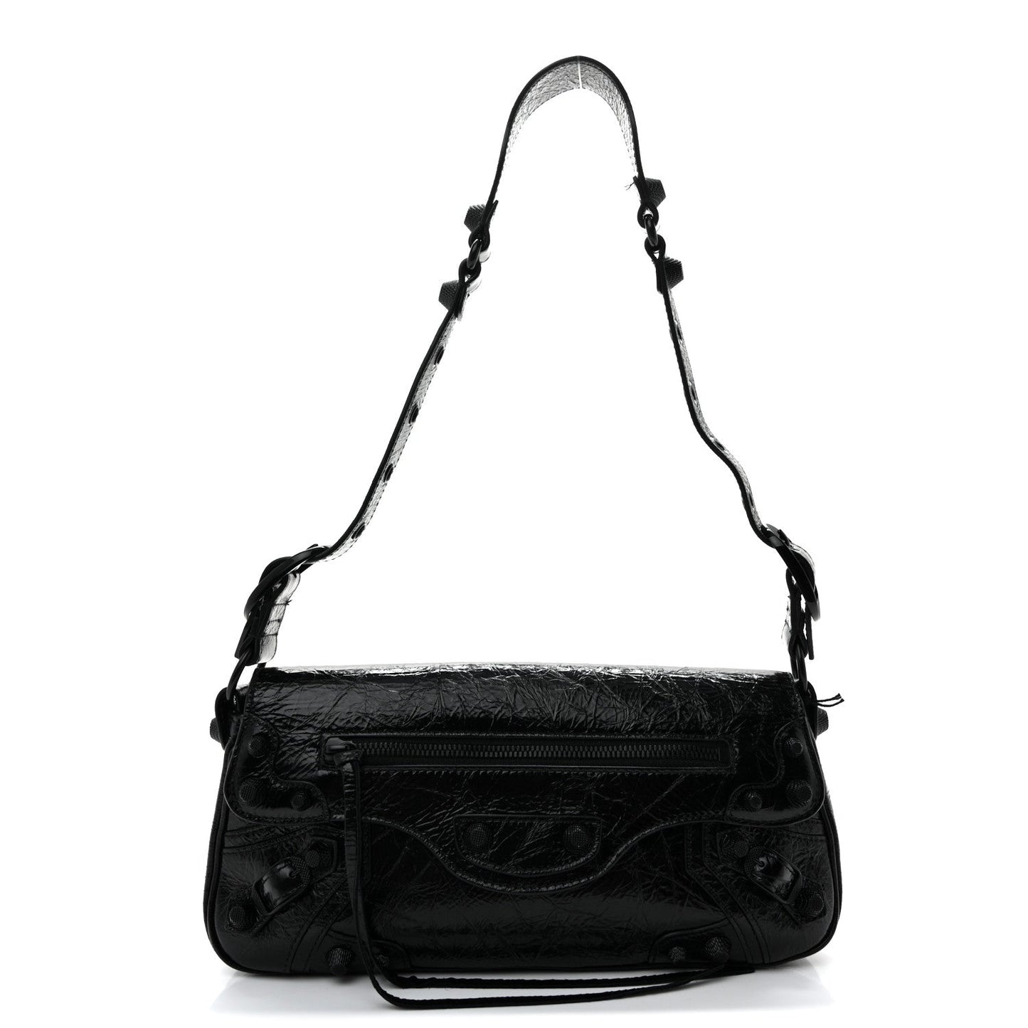 Agneau Arena Monochrome Small Le Cagole Sling Bag Black