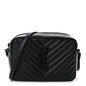 Calfskin Matelasse Monogram Monochrome Lou Camera Bag Black