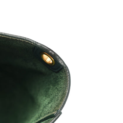 Soft Grained Calfskin Small Sangle Bucket Bag Amazone