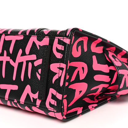 X STEPHEN SPROUSE Grained Calfskin Medium The Tote Bag Pink