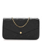 Empreinte Pochette Felicie Chain Wallet Black