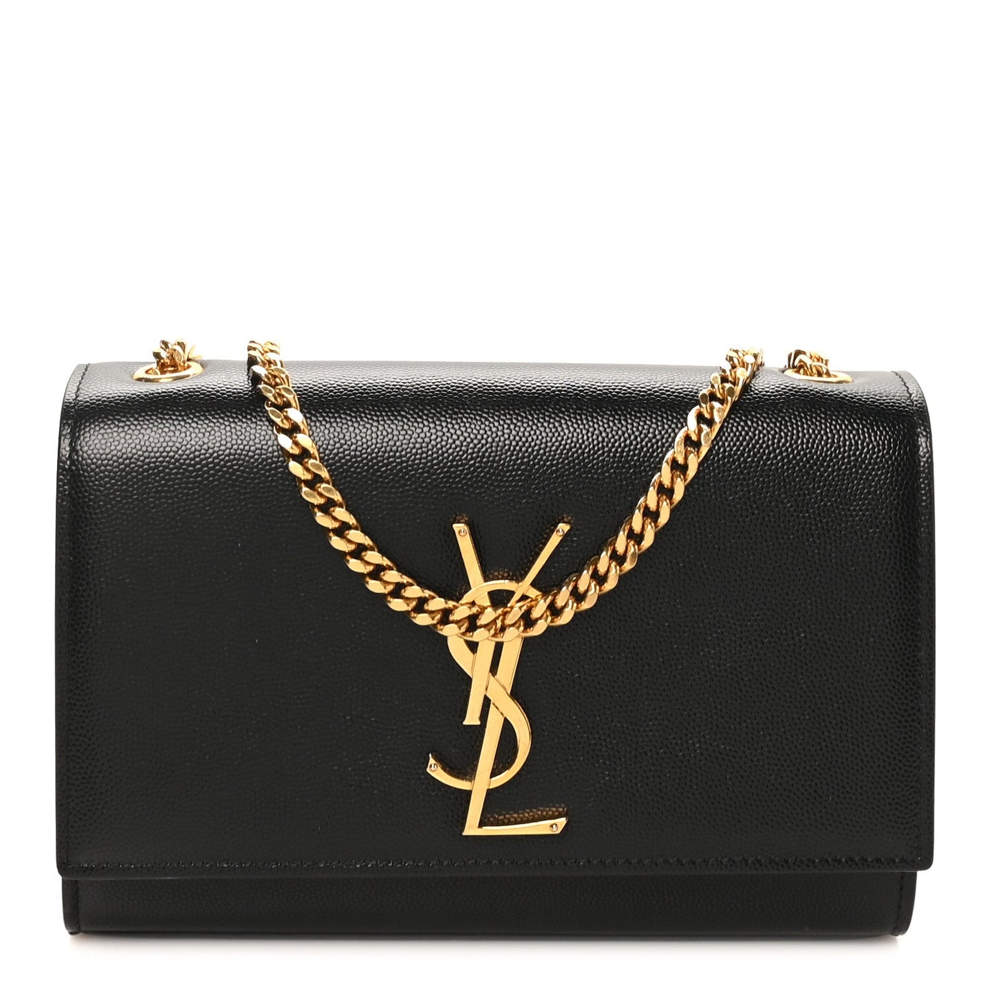 Grain De Poudre Small Monogram Kate Satchel Black