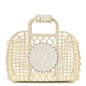 Recycled Plastic Vitello Liberty Matte Small Fendi Basket White Ice
