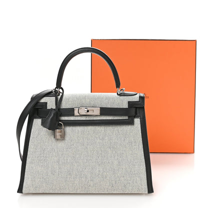 Toile Swift Kelly Sellier 28 Ecru Black