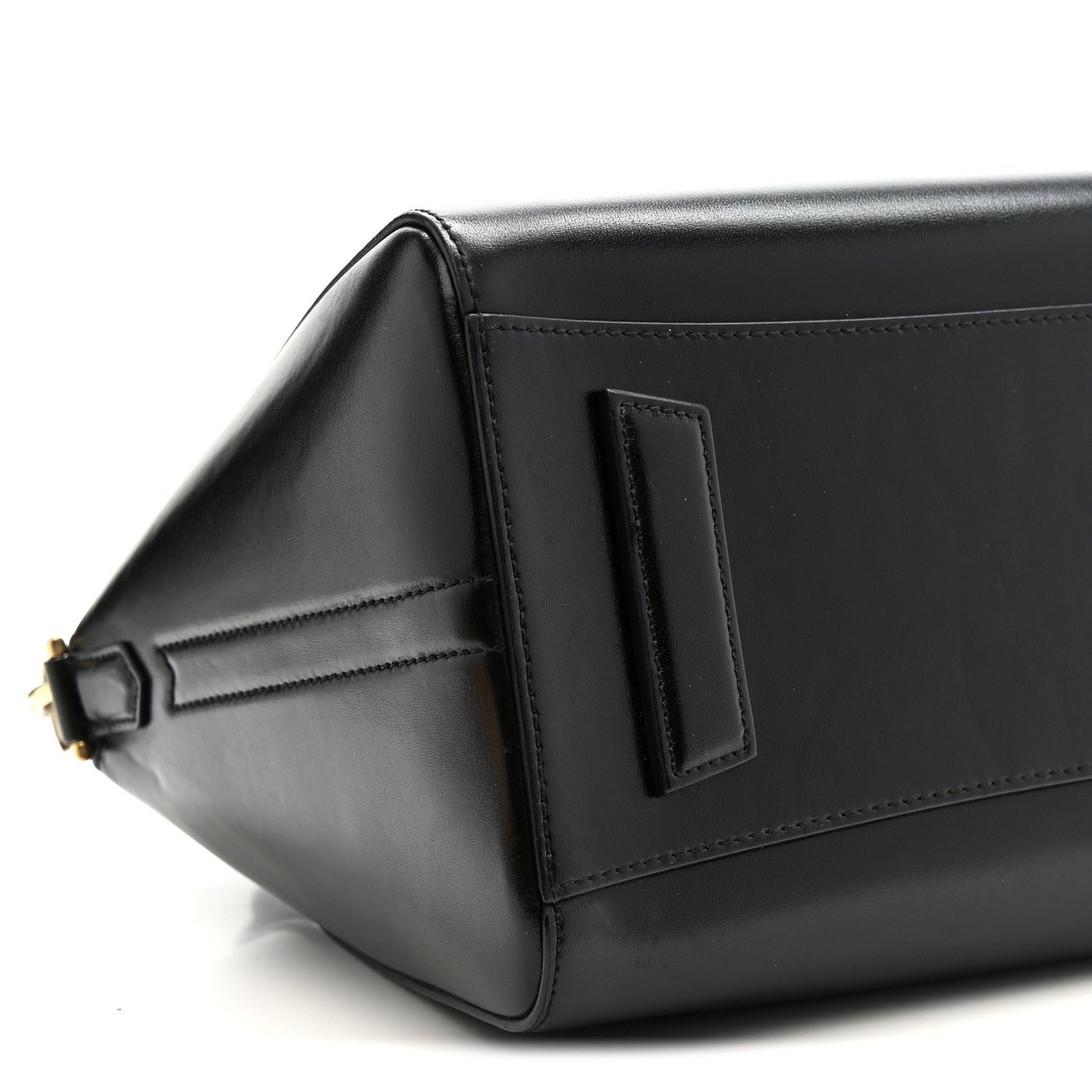 Shiny Lord Calfskin Small Antigona Black