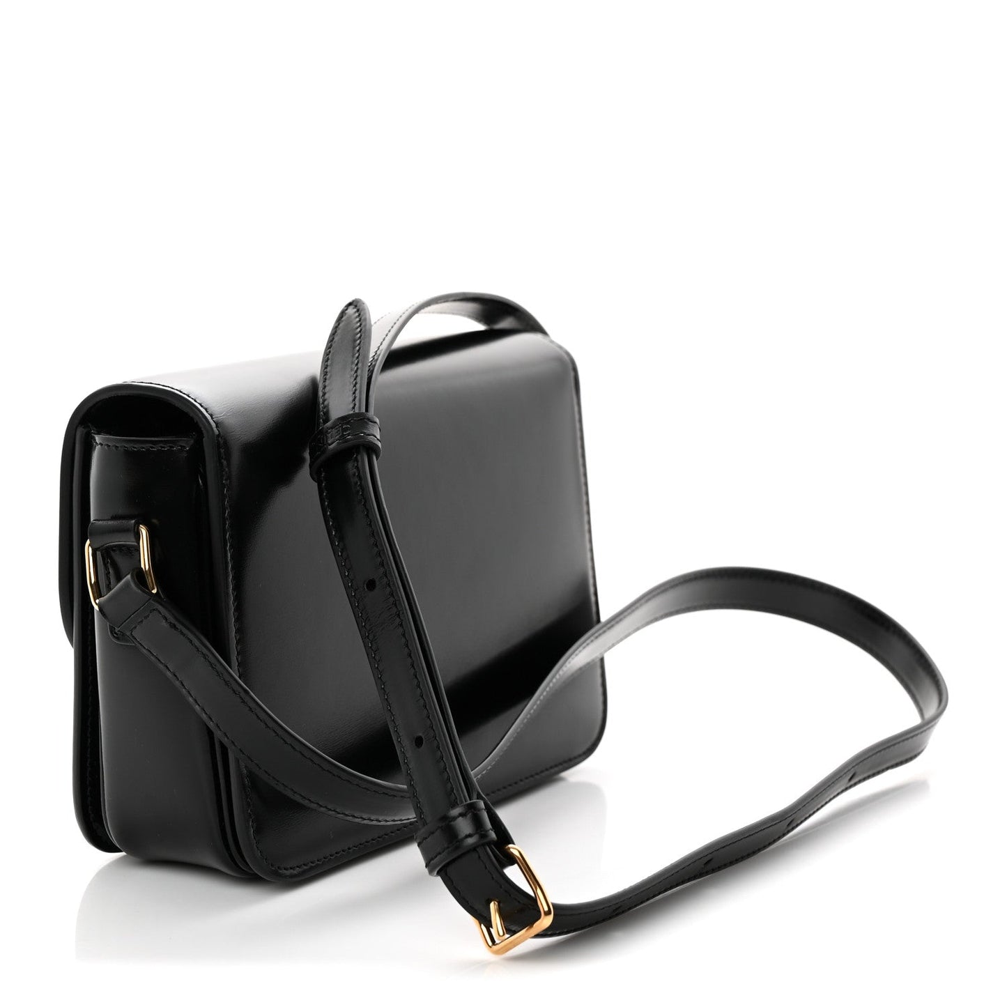 Shiny Calfskin Teen Triomphe Black