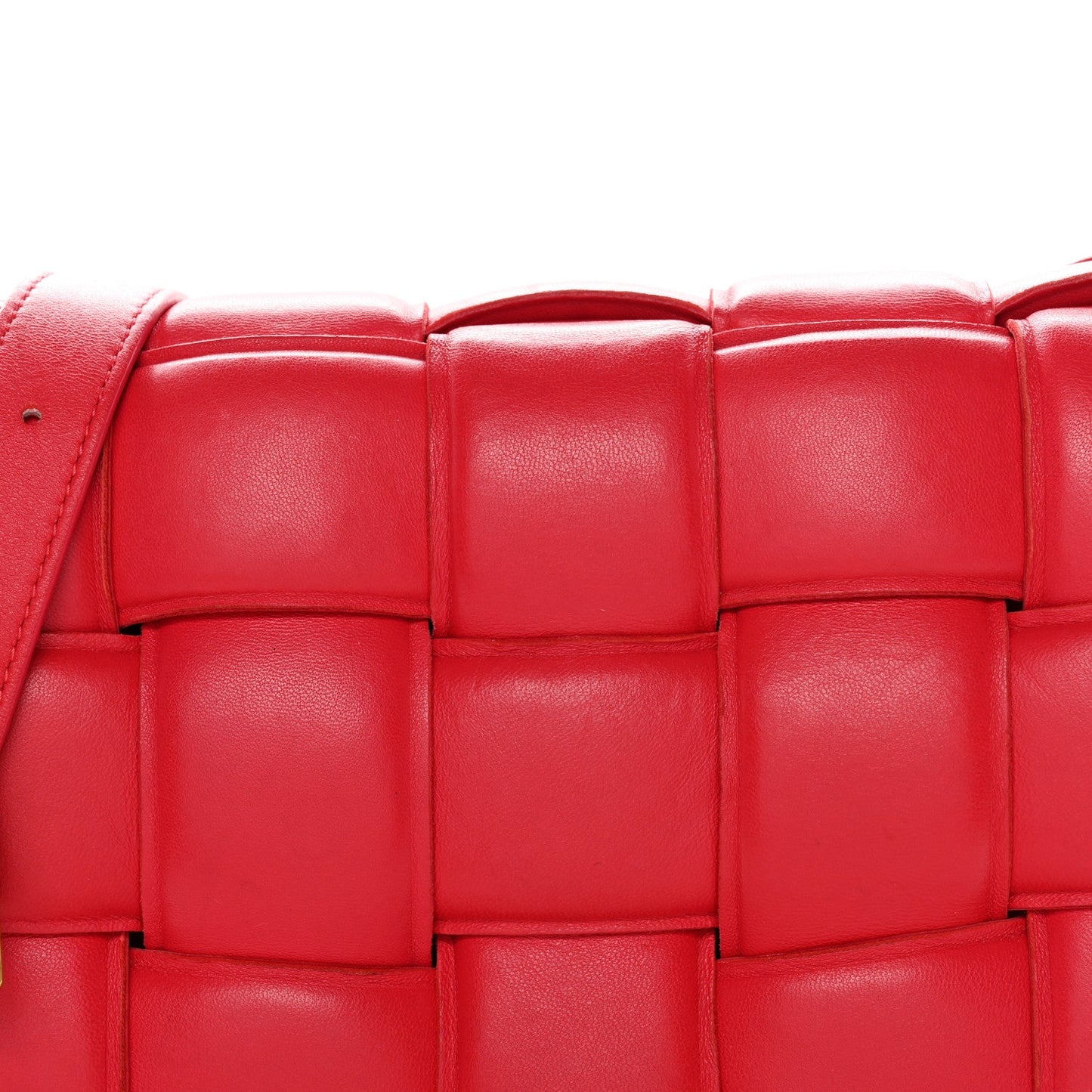 Nappa Maxi Intreccio Padded Cassette Crossbody Bag Firework