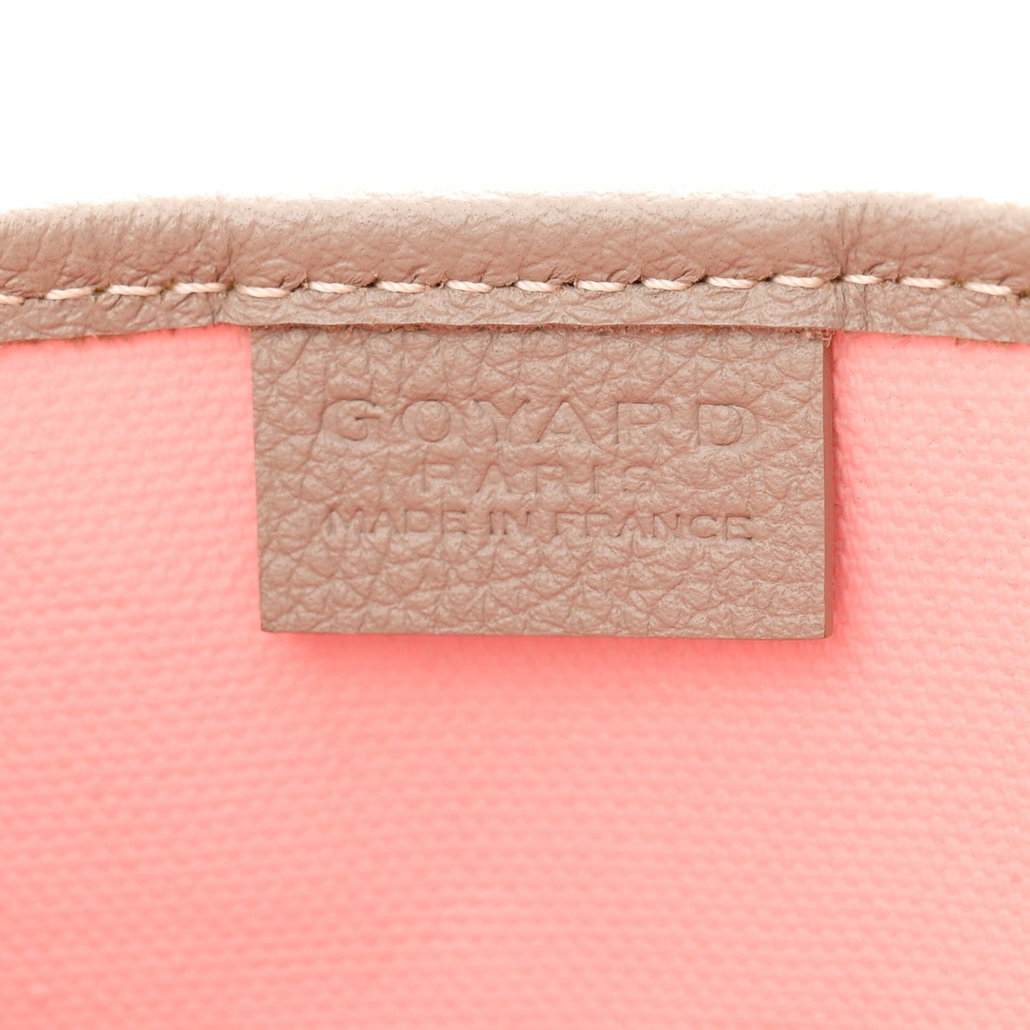 Goyardine Poitiers Claire Voie Tote Grege Powder Pink