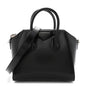 Shiny Lord Calfskin Mini Antigona Black