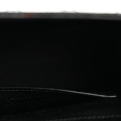 Grain De Poudre Textured Mixed Matelasse Triquilt Small Monogram Satchel Black