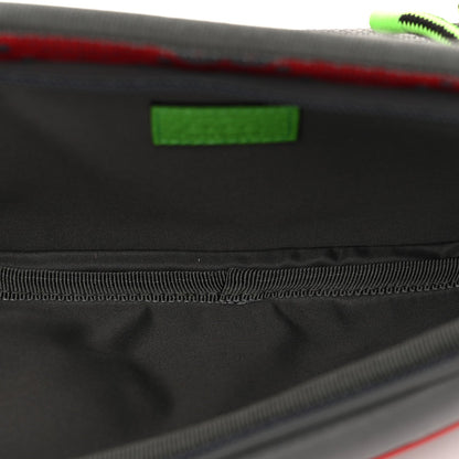 Jersey GG Monogram All Over Sporty Belt Bag Green Grey Multicolor
