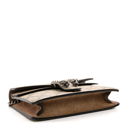 GG Supreme Monogram Super Mini Dionysus Shoulder Bag Taupe