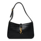 Calfskin Crocodile Embossed Le 5 A 7 Hobo Black