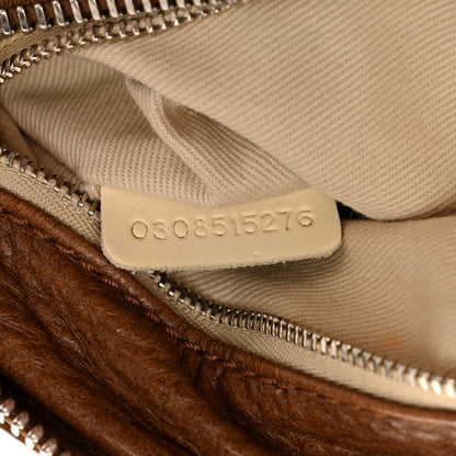 Calfskin Medium Paddington Satchel Tan