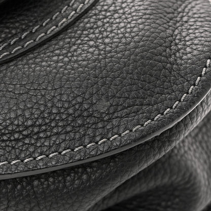 Calfskin Medium Marcie Satchel Black