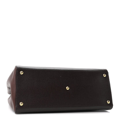 Vitello Elite Flamingo Regular 2Jours Tote Moro Marrone Nocciola