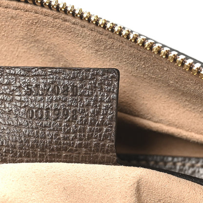 GG Supreme Monogram Web Small Ophidia Shoulder Bag Brown