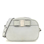 Rainbow Glitter Vara Bow Camera Bag Silver