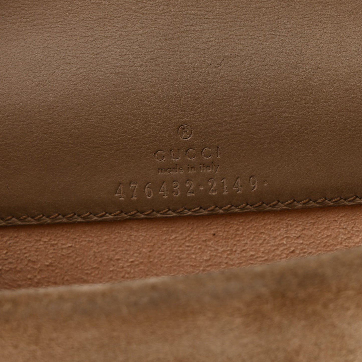 GG Supreme Monogram Super Mini Dionysus Shoulder Bag Taupe